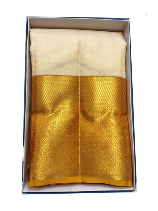 ILKAL SAREE - PEARL WHITE SAREE