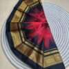 ILKAL PURE HANDLOOM SILK SAREE WTIH PINK BORDER-(Chandranga Chikki) - Image 2