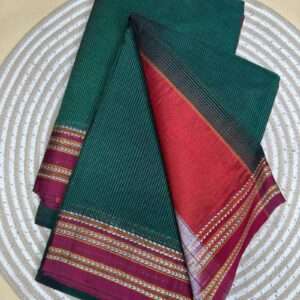 ILKAL SAREES LEAF GREEN