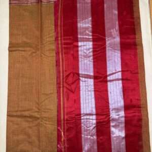 ILKAL EXCLUSIVE SAREES - BROWN BORDER